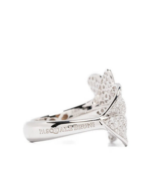 18K white gold Giardini Segreti diamond ring
